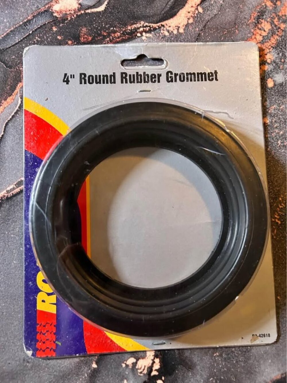 Black Rubber Grommet for Universal 4" Round Taillights